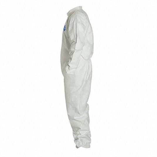 Tyvek® 400 Collared Coveralls w/Open Wrists/Ankles, Serged Seams