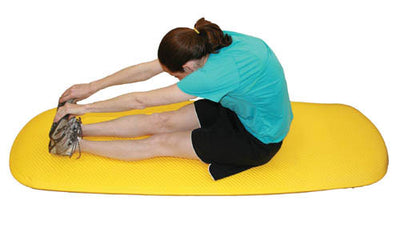 Cushioned Exercise Mat Yellow 26  x 72  x 0.6