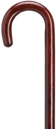 Ladies Mahogany Wood Cane 3/4  X 36