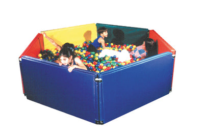 Panel Sided Ball Pit  6' x 6' w/3500 Large Balls