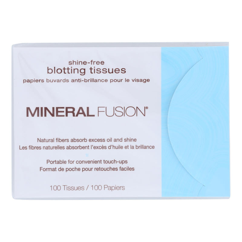 Mineral Fusion - Shine-free Blotting Tissues - 100 Count