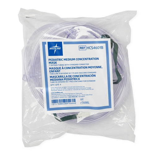 Oxygen Mask Pediatric w/7&