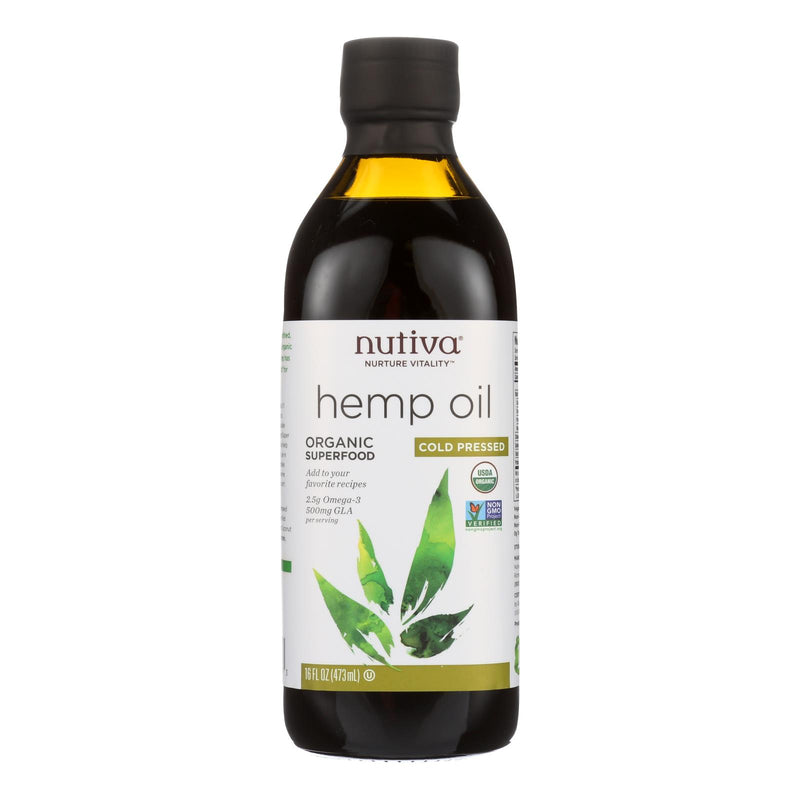 Nutiva Hemp Oil, Cold-pressed  - 1 Each - 16 Fz