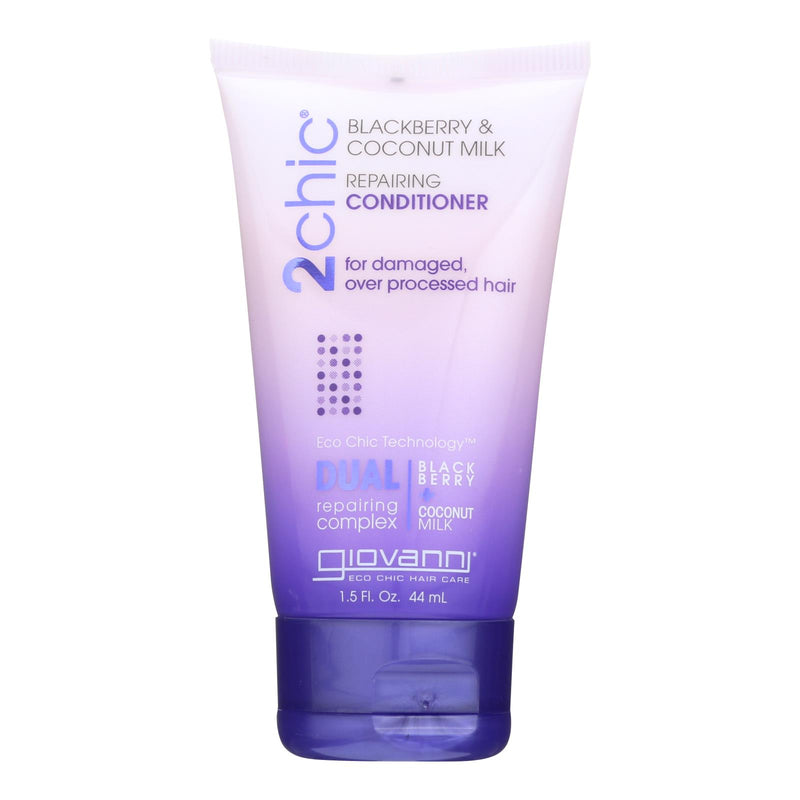 Giovanni Hair Care Products Conditioner - 2chic - Repairing - Blackberry And Coconut Milk - 1.5 Oz