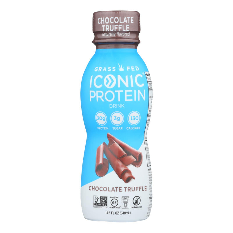 Iconic Protein Shake - Chocolate Truffle - Case Of 12 - 11.5 Fl Oz.