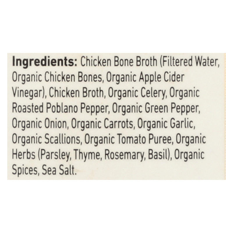 Kettle & Fire Chicken Bone Broth  - Case Of 6 - 16.9 Oz