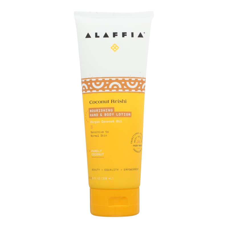 Alaffia - Hand And Body Lotion - Coconut Reishi - 8 Fl Oz.