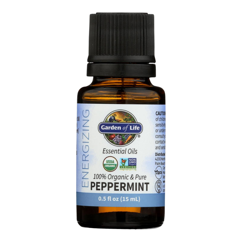 Garden Of Life - Essential Oil Peppermint - .5 Fz