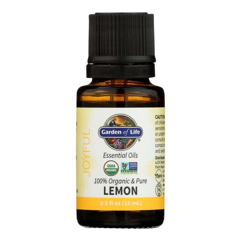 Garden Of Life - Essential Oil Lemon - .5 Fz