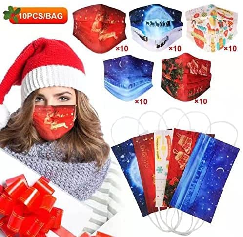 MagiCare 3-Ply ASTM Level 1 Non-Medical Face Masks (Winter Holiday / Christmas), 2000/Case