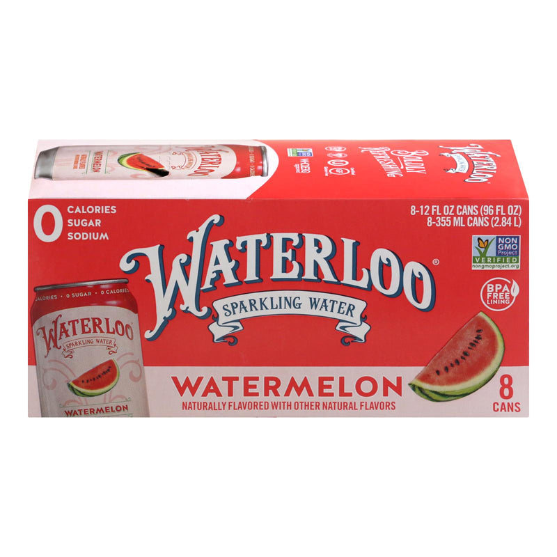 Waterloo - Sparkling Water Watermelon - Case Of 3 - 8-12 Fz