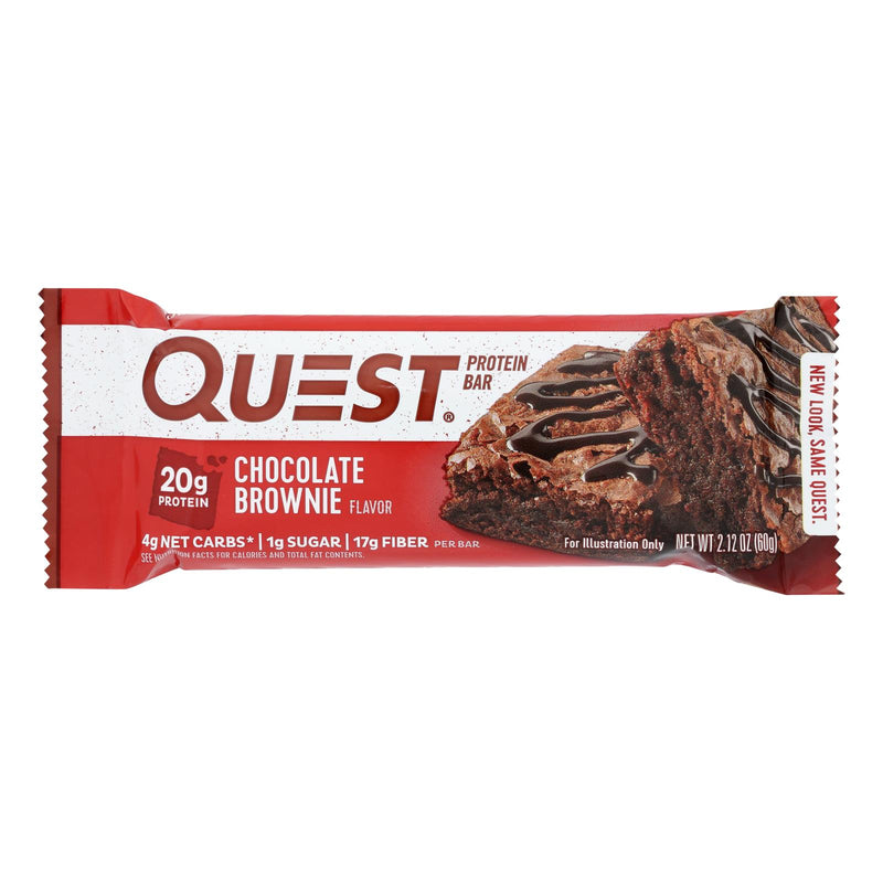 Quest Bar - Chocolate Brownie - 2.12 Oz - Case Of 12