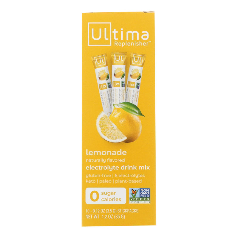 Ultima Replenisher - Elctrlyt Drink Mx Lemonade - Case Of 6-10 Ct