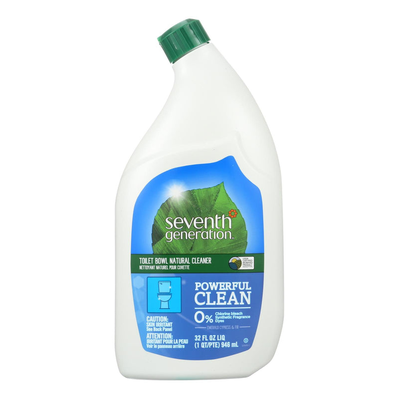 Seventh Generation Toilet Bowl Cleaner - Emerald Cypress And Fir - Case Of 8 - 32 Fl Oz.