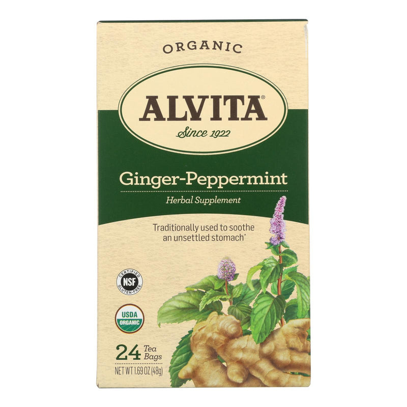 Alvita - Tea Og1 Herbal Gngr Ppmnt - Ea Of 1-24 Bag