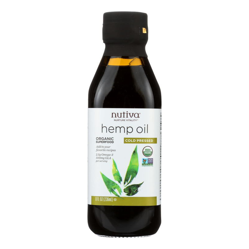 Nutiva Hemp Oil, Cold-pressed  - 1 Each - 8 Fz