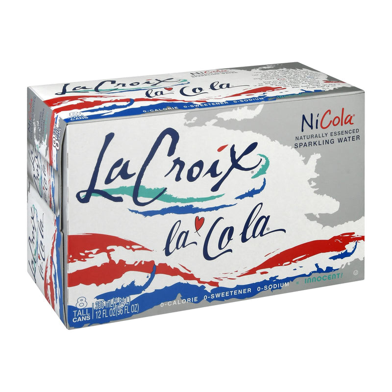 Lacroix Sparkling Water - Nicola - Case Of 3 - 8-12 Fl Oz