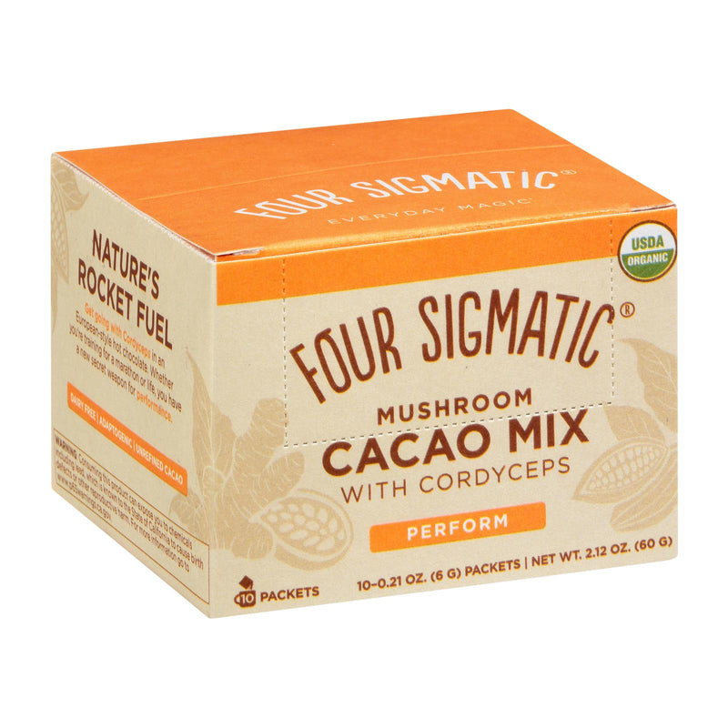 Four Sigmatic - Hot Caco Mix - Organic Cordycep Mushroom - 10 Ct