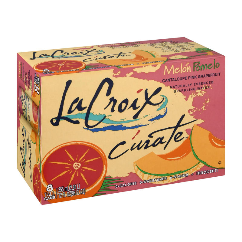 Lacroix Sparkling Water - Melon Pomelo - Case Of 3 - 8-12 Fl Oz