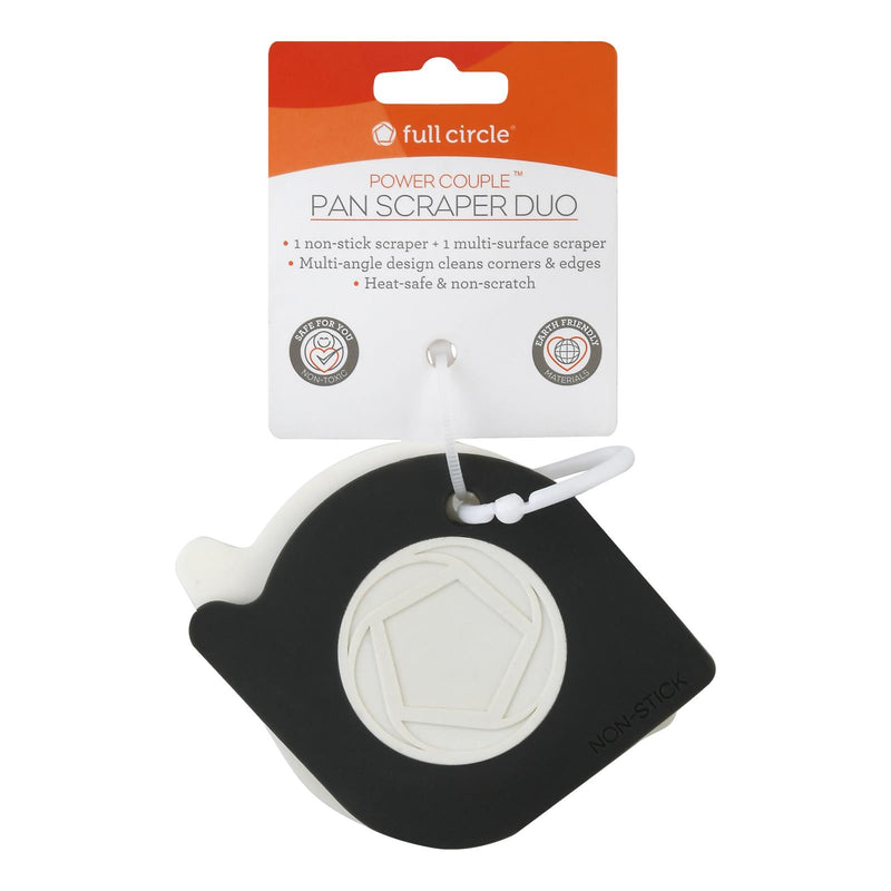 Full Circle Home - Pan Scrpr Pwr Cpl Gry-wht - Ea Of 1-1 Ct