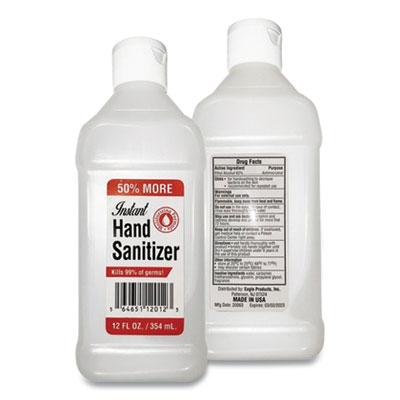 GEN Hand Sanitizer, 12 oz Bottle, Unscented (12SAN24EA)