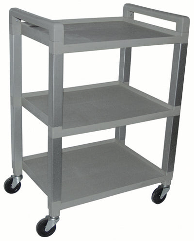 Polyurethane Utility Cart 3-Shelf W/Drawer