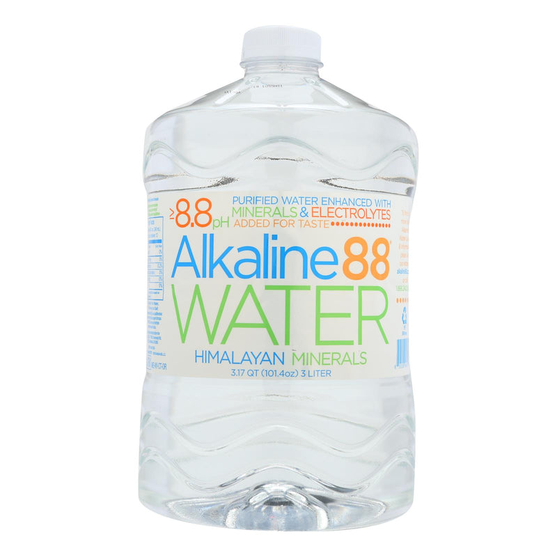 Alkaline 88 - Water Purified 8.8 Ph - Case Of 4 - 3 Liter