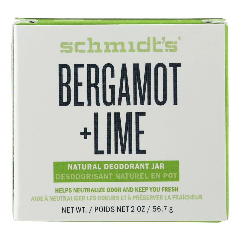 Schmidts - Deodorant Bergamot Lime - 1 Each - 2 Oz