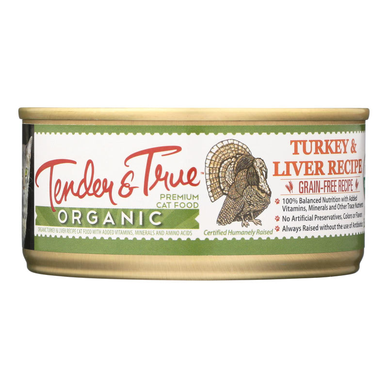 Tender & True Cat Food, Turkey And Liver - Case Of 24 - 5.5 Oz