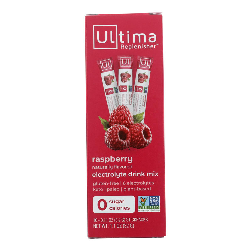 Ultima Replenisher - Elctrlyt Drink Mix Raspbry - Case Of 6-10 Ct