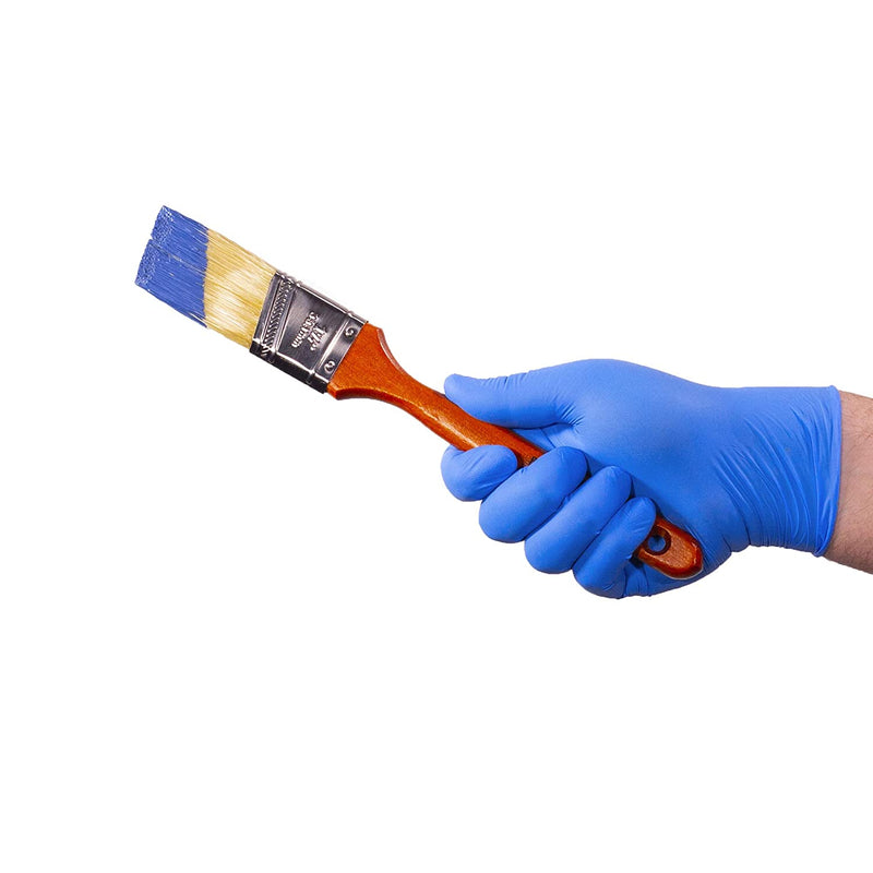 X3 Ultra Blue Nitrile Powder Free Disposable Gloves