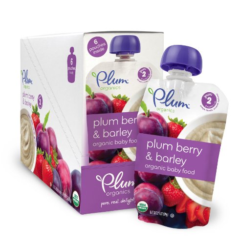 Plum Organics Plum Berry & Barley Blends (6x3.5 Oz)