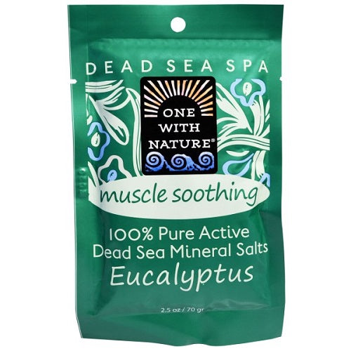 One With Nature O.W.N. Dead Sea Mineral Salts, Muscle Soothing, Eucalyptus (6X2.5 OZ)