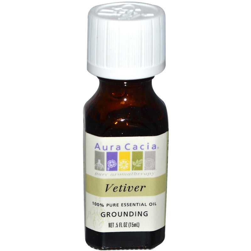 Aura Cacia Vetiver Essential Oil (1x0.5OZ )