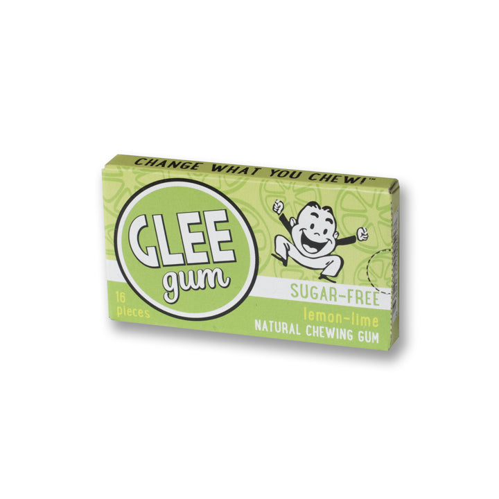 Glee Gum Sugar Free Lemon Lime Gum Box (12x16 ct)