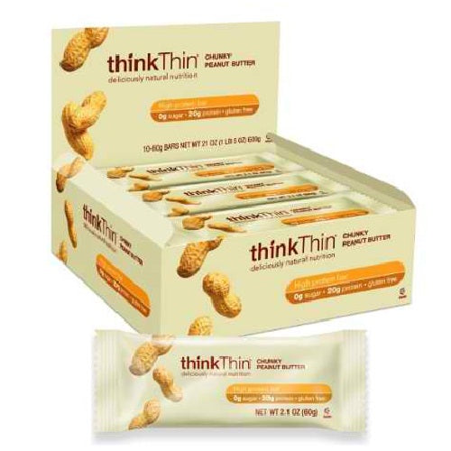 Think Baby Chunky Peanut Butter Thin Bar (10x2.1 Oz)