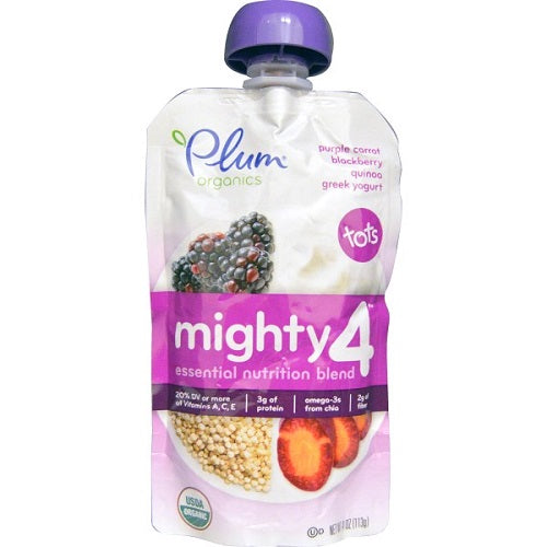 Plum Organics Purple Carrot, Blackberry Quinoa, Greek Yogurt (6X4 OZ)
