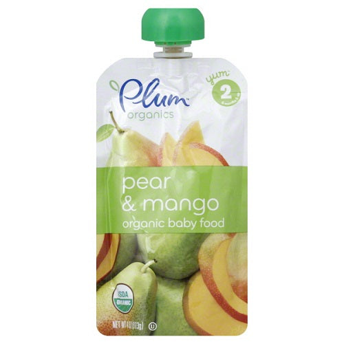 Plum Organics  Plum Pear-Mango (6X4 OZ)