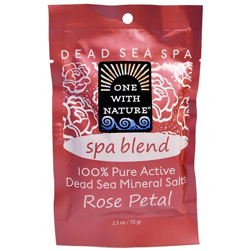 One With Nature O.W.N. Spa Blend, Rose Petal Bathsalts (6X2.5 OZ)