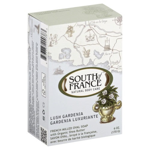 South of France Lush Gardenia Mild Bar Soap  (1x6 OZ)