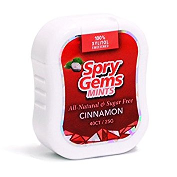 Spry Gems Cinnamon Mints (6x40 Ct)