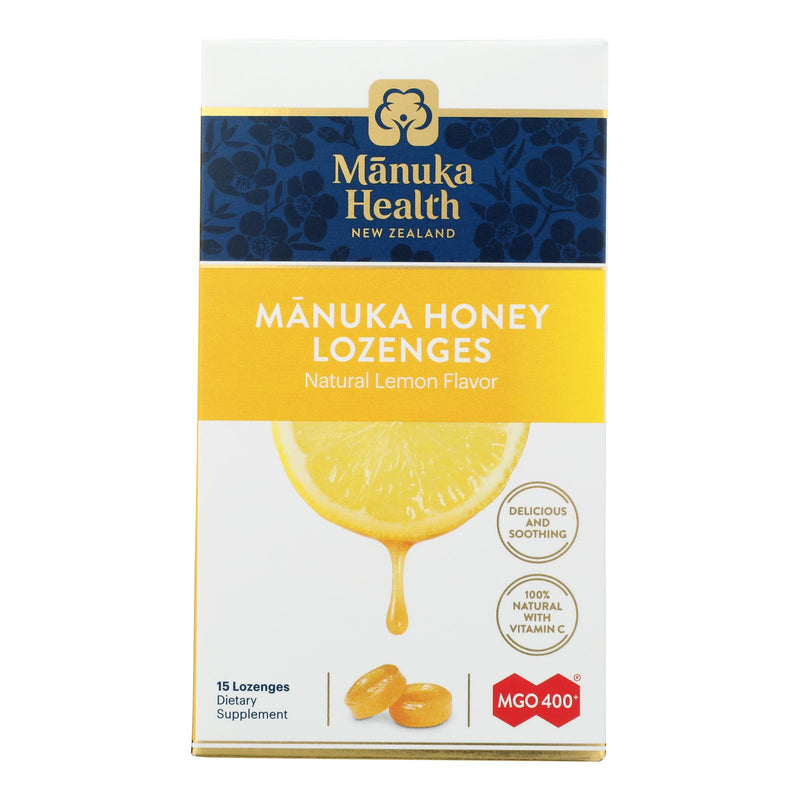 Manuka Health - Loz Honey Mgo 400+ Lemon - 1 Each -15 Count