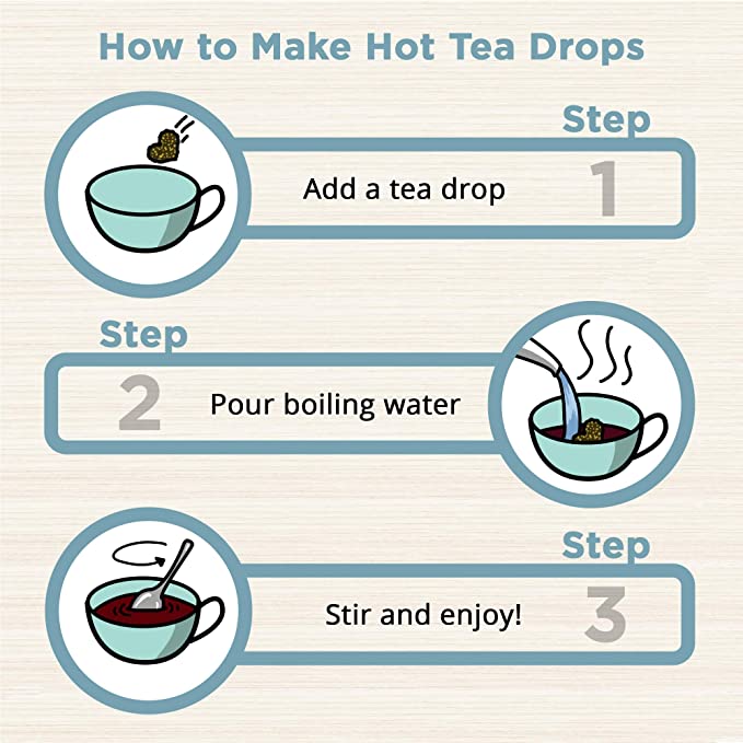 Tea Drops - Tea Sweet Peppermint - Case Of 6 - 10 Ct