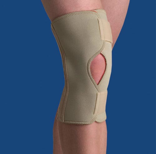 Thermoskin Open Knee Wrap Stabilizer Beige  Medium
