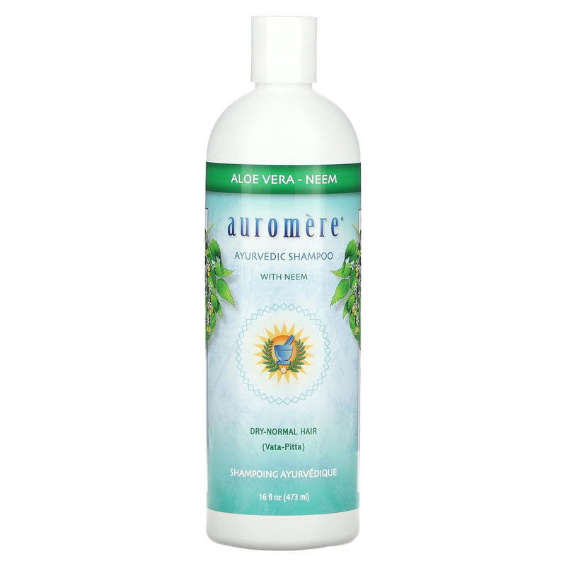 Auromere Ayurvedic Shampoo Aloe Vera Neem - 16 fl oz (1x16 FZ)