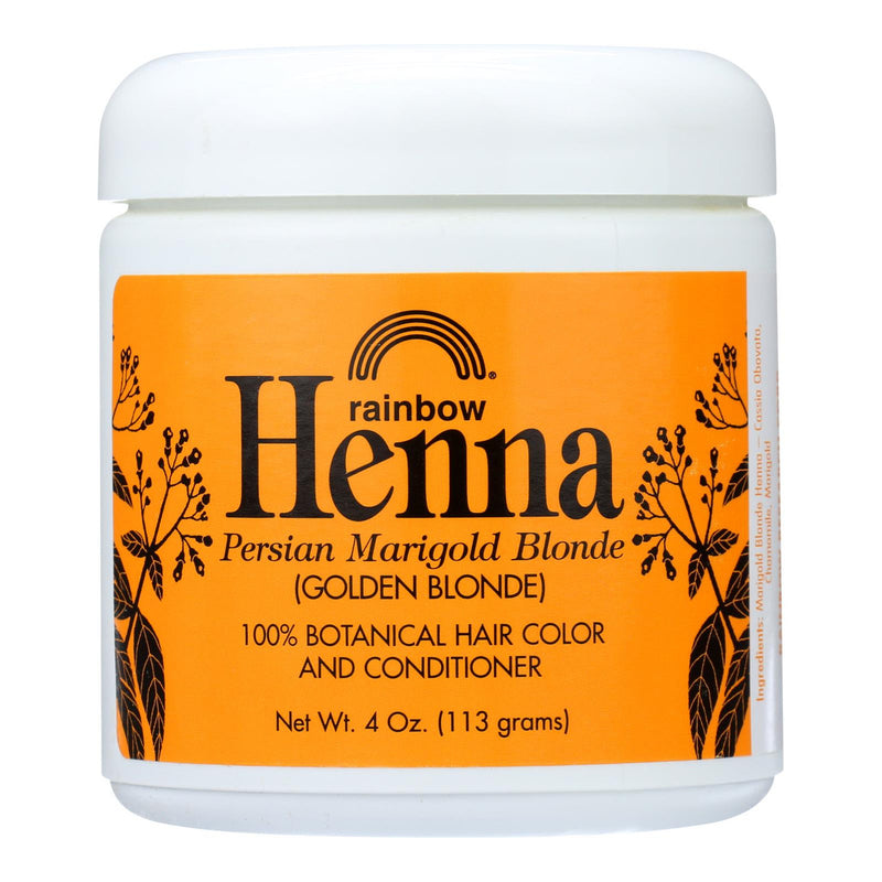 Rainbow Research Henna Hair Color and Conditioner Persian Marigold Blonde Golden Blonde - 4 oz (1x4 OZ)