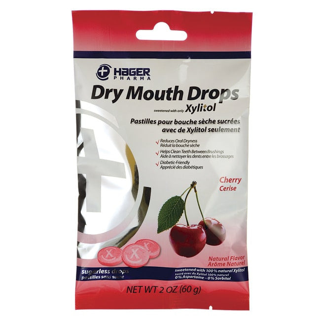 Hager Pharma Dry Mouth Drops - Cherry - 2 oz (1x2 OZ)