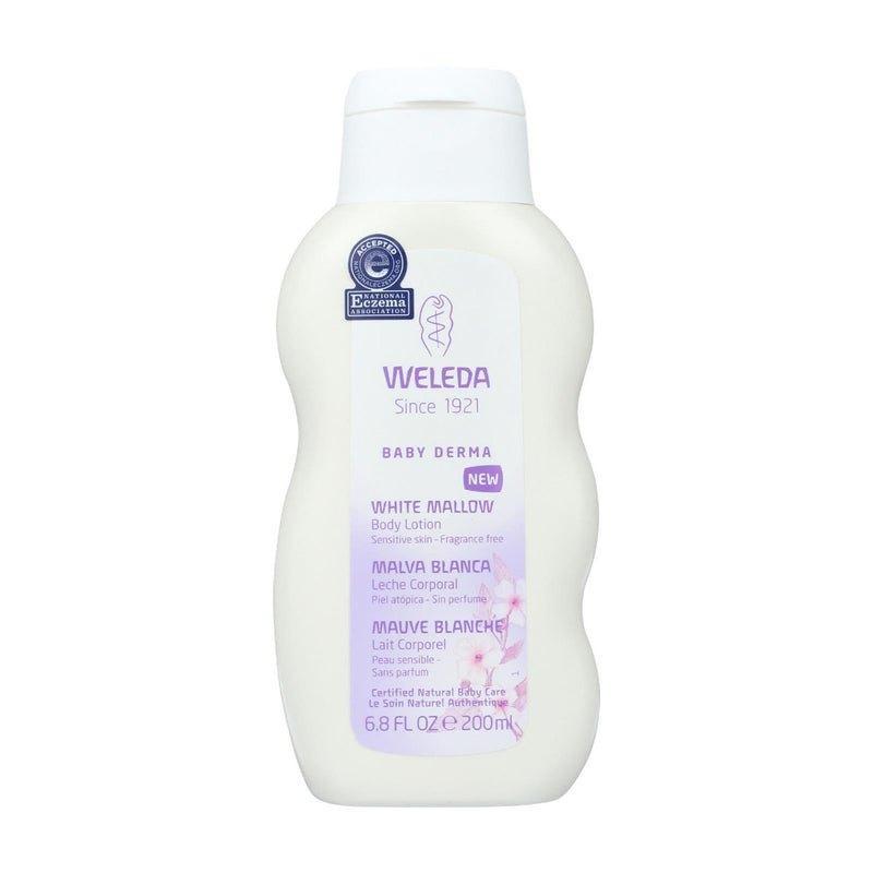 Weleda Body Lotion - Baby Derma - White Mallow - 6.8 oz (1x6.8 FZ)