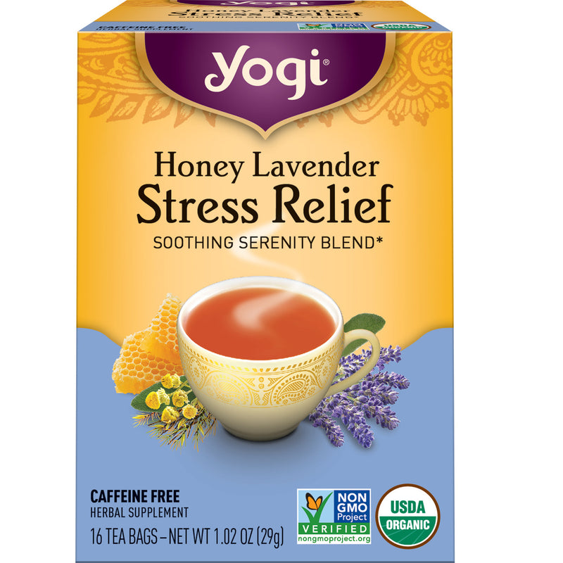 Yogi Teas Honey Lavender Stress Relief Tea (6x16 Bag)