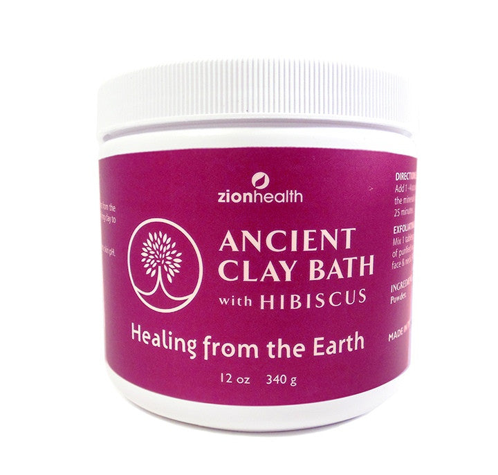 Zion Health - Ancient Clay Bath Hibiscs - 1 Each - 12 OZ (1x12 OZ)